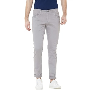 men silky stretch jeans