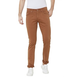 men silky stretch jeans