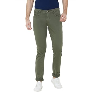 men silky stretch jeans