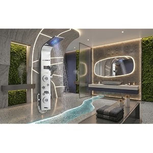 X-XONIER Stainless Steel 304 Grade Shower Panel