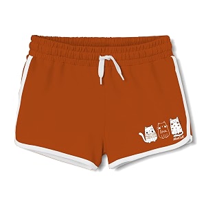 X2O Cotton Girls Shorts with Cute Placement