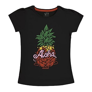 X2O Girls Half sleeeves Cotton Tshirt with