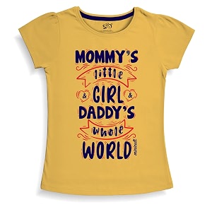 X2O Girls Half sleeeves Cotton Tshirt with