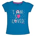 X2O Girls Half sleeeves Cotton Tshirt with