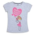 X2O Girls Half sleeeves Cotton Tshirt with