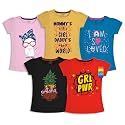 X2O Girls Half sleeeves Cotton Tshirt with