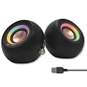 X9 Performance Computer Speakers for Desktop PC - Wireless Bluetooth, Aux, and USB Laptop Speakers with RGB Lighting for Desktop, Monitor, Gaming