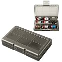 Xahpower Game Card Case Holder for Nintendo Switch, 24-in-1 Game Storage Case Compatible with Nintendo Switch/ Switch Lite/ Switch Oled Catridge Storage Box Black