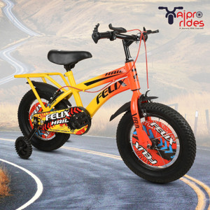 xaipro 14t hail premium quality cycle 3 to 5 year kids 14 t inch bmx cycle single speed yellow rigid