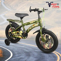 Xaipro 14T HAIL PREMIUM QUALITY CYCLE 3 TO 5 YEAR KIDS 14 T (inch) BMX Cycle (Single Speed, Green, Rigid)