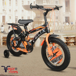 xaipro 16t hail premium quality cycle 4 to 7 year kids 16 t inch bmx cycle single speed orange rigid