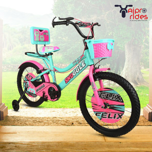 xaipro 20t snuggle cycle aqua skyblue  pink for 5 to 8 years kids 96 assemble cycle 20 t inch bmx cycle single speed blue pink rigid