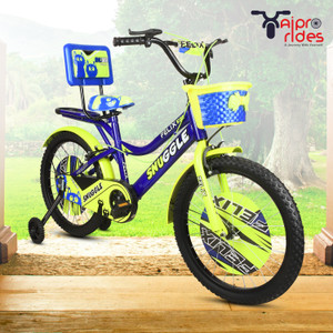 xaipro 20t snuggle cycle blue  lime green for 5 to 8 years kids 96 assemble cycle 20 t inch bmx cycle single speed blue green rigid