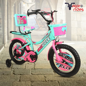xaipro for 4 to 7 years kids 96 assemble cycle 16 t inch bmx cycle single speed blue pink rigid