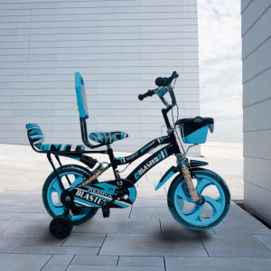 xaipro kidz bicycle 14 t blaster double seat blue 90 assembled for 2 to 4 year kids 14 t inch bmx cycle single speed blue rigid