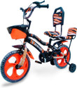 XAIPRO KIDZ BICYCLE 14 T BLASTER (DOUBLE SEAT) (ORANGE) 90% ASSEMBLED (FOR 2 TO 4 YEAR KIDS) 14 T (inch) BMX Cycle (Single Speed, Orange, Rigid)
