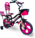XAIPRO KIDZ BICYCLE 14 T BLASTER (DOUBLE SEAT) (PINK) 90% ASSEMBLED (FOR 2 TO 4 YEAR KIDS) 14 T (inch) BMX Cycle (Single Speed, Pink, Rigid)