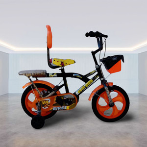 xaipro kidz bicycle 14 t rocky orange for 2 to 4 year kids 14 t inch bmx cycle single speed multicolor rigid