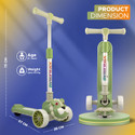 Xaipro Premium Foldable Scooter With Led Light