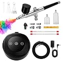 Xamanabu Airbrush Kit with Air Compressor, 25-48 PSI 3 Gears