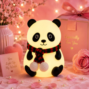 XAMILE Cute Panda Sleeping Lamp Rechargeable LED