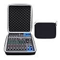XANAD Hard Case for YAMAHA MG10XU or MG10 or MG0610-Input Stereo Mixer with Small Storage Cover - Carrying Storage Bag