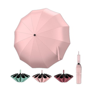 xbey 10 ribs pink umbrella for menuv coated for rain with auto open and close umbrella