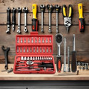 XBEY 46 in 1 Pcs Tool Kit with Screwdriver & Socket Set Vehicle Tool Kit