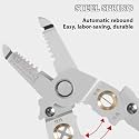 XBEY Special Wire Stripper for Electrician Multifunction Stainless Steel Wire Stripper/Wire Crimping Tool, Wire Cutter, Wire Crimper, Cable Stripper, Wiring Tools, Hand Tool, Crimper Wire