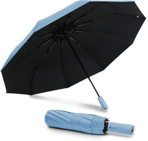 xbey auto open close 10-rib umbrella  rain  uv protection  man woman  child- 1pc umbrella