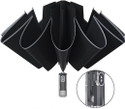 XBEY Umbrella for Rain & UV Protection | Automatic Umbrella with Reflective Strip | Umbrella
