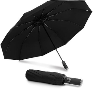 xbey uv coated 3 fold 10 ribs umbrella for rain with auto open and close umbrella