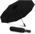XBEY UV Coated 3 Fold 10 RIBS Umbrella for Rain with Auto Open and Close Umbrella