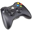 Xbox 360 Wireless Controller Black by Microsoft (Renewed)