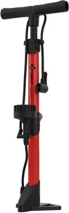 xcape freeflo bicycle pump red