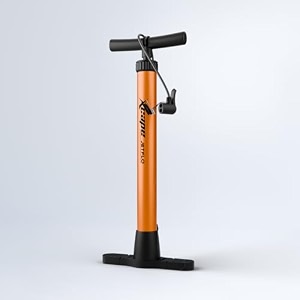 xcape jetflo pump  tyre inflation pump  metal body  foldable base  high pressure capacity green