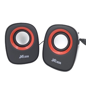 xcess 20 usb speaker xs242 usb powered multimedia speaker - black