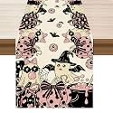 XCHI Halloween Ghost Pumpkin Table Runner for Table Decoration 13x108 Inch