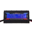 xcluma RC 150A High Precision Battery Watt Meter Current Meter Power Analyser Backlight LCD, Black