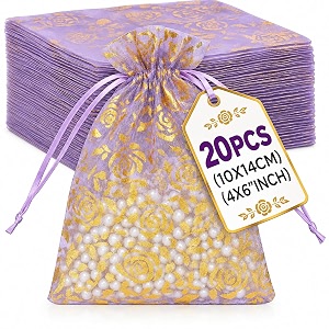 XCLUSY 20PCS 10X14CM4x6 inchINCH Potli Bags for
