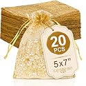 XCLUSY 20PCS 13X18CM5x734INCH Potli Bags for Gifting