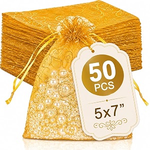 XCLUSY 50PCS 13X18CM5x7 inchINCH Potli Bags for