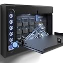 XDeer Biometric Wall Safe without Gas Strut for Quick Access