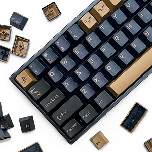 xdk custom keycaps 173 keys double shot pbt keycap set cherry profile for cherry gateron mx switches iso ansi layout mechanical keyboard blue samurai
