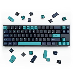 xdk custom keycaps 173 keys double shot pbt keycap set cherry profile for cherry gateron mx switches iso ansi layout mechanical keyboard dark hammerhead shark
