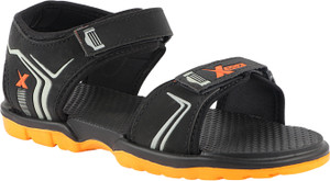 XDOX Men Sandal Black Orange 10