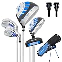 XDriveMax Junior Golf Club Set for Kids Ages 4-12, 5-6 Piece Right Hand Set with Stand Bag