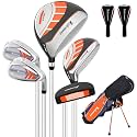 XDriveMax Junior Golf Club Set for Kids Ages 4-12, 5-6 Piece Right Hand Set with Stand Bag