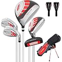 XDriveMax Junior Golf Club Set for Kids Ages 4-12, 5-6 Piece Right Hand Set with Stand Bag