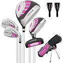 XDriveMax Junior Golf Club Set for Kids Ages 4-12, 5-6 Piece Right Hand Set with Stand Bag
